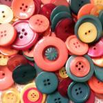 500g Of Autumn Fall Buttons