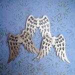 6x Metal Angel Wings