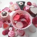 50g Bag Of Bubblegum Pink Buttons