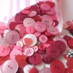250g Bag Of Bubblegum Pink Buttons