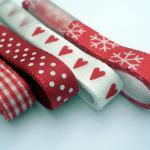12x 1mt Christmas Ribbon Strands